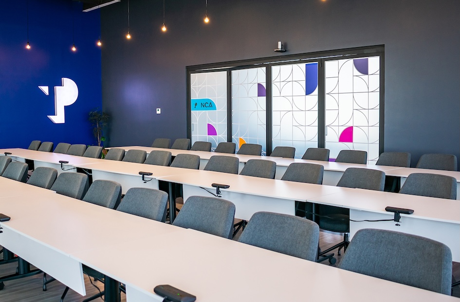 TP office showcasing a modern and collaborative work environment.