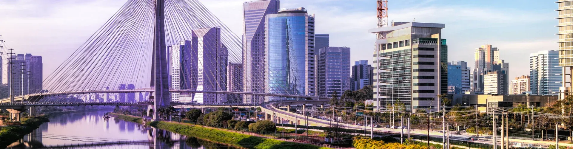 São Paulo cityscape showcasing a modern urban environment in Brazil.