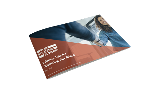 Five Timely Tips for Attracting Top Talent white paper mockup.