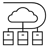 Cloud as a Service icon 