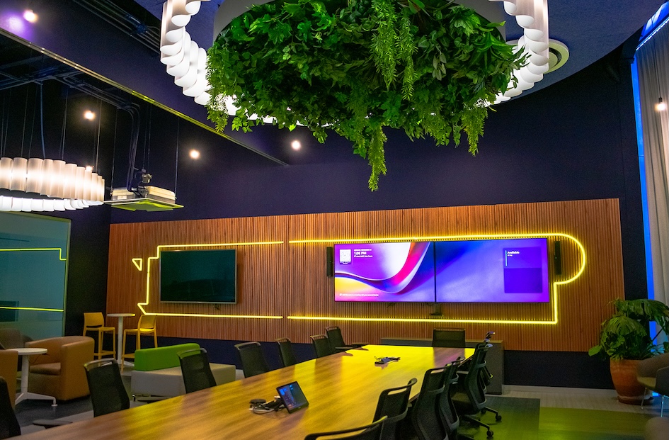 TP office space reflecting innovation and employee collaboration.
