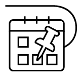 Icono de calendario que representa fechas