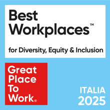 Best Workplaces for Diversity, Equity & Inclusion Italy 2025 badge by Great Place to Work.