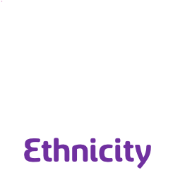 Text reading Ethnicity.