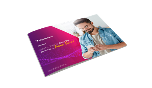 Eight key traits for ensuring continuous business success white paper mockup. 