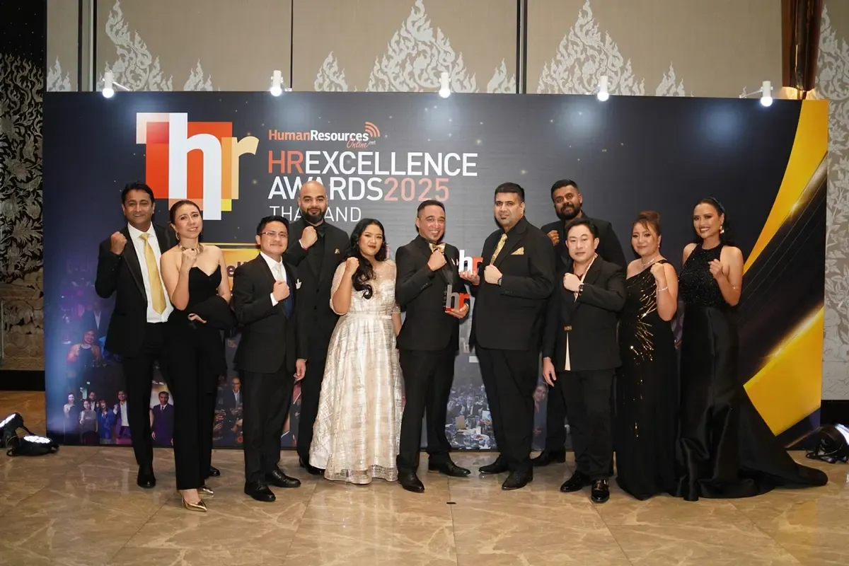 TP team in South Korea receiving an award for their achievements.