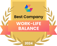 Comparably Best Company - Work-life balance category logo