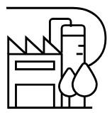 Industries and trees icon