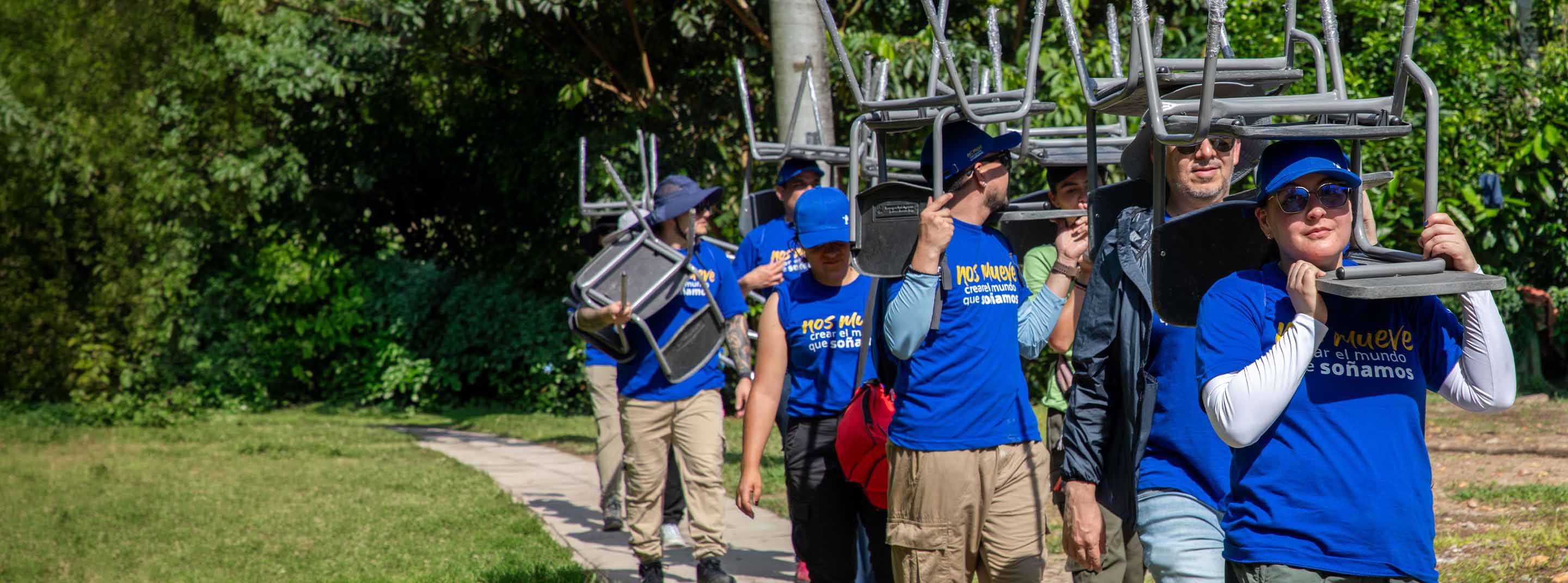 TP employees contributing to a community service initiative.