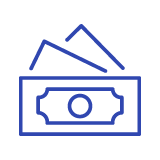 Money icon representing financial services or value.