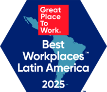 Latin America - 2025 Best Workplaces award badge.