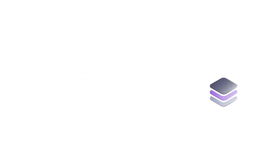 TP.ai Assist white logo.