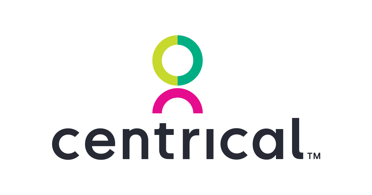Colored centrical logo