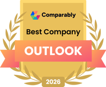 Comparable Best Company Outlook award badge.