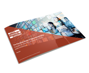 A white paper cover depicting modern bright screens.
