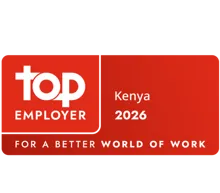 Top Employer award badge - TP in Kenya 